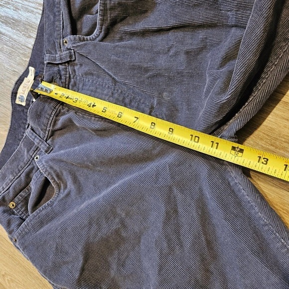 J. Crew Mens Corduroy Pants Size 34X30 Straight Leg Gray Y2K - Picture 8 of 9